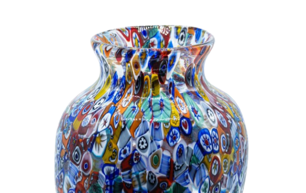 Vaso murrina millefiori