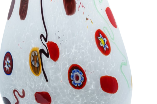 Vaso carnevale Bianco